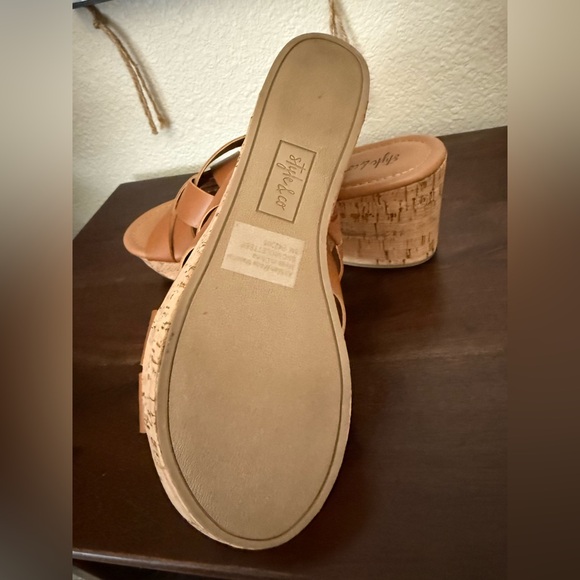 Style & Co. Brown Wedge Sandals - Picture 4 of 4